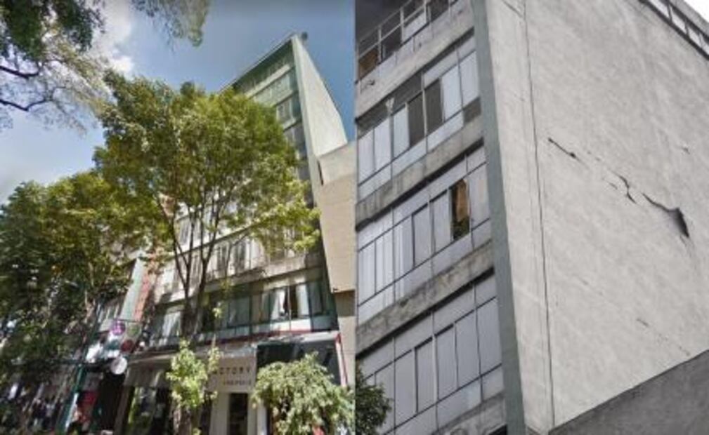 Edificios dañados por el sismo del 19-S; antes y después