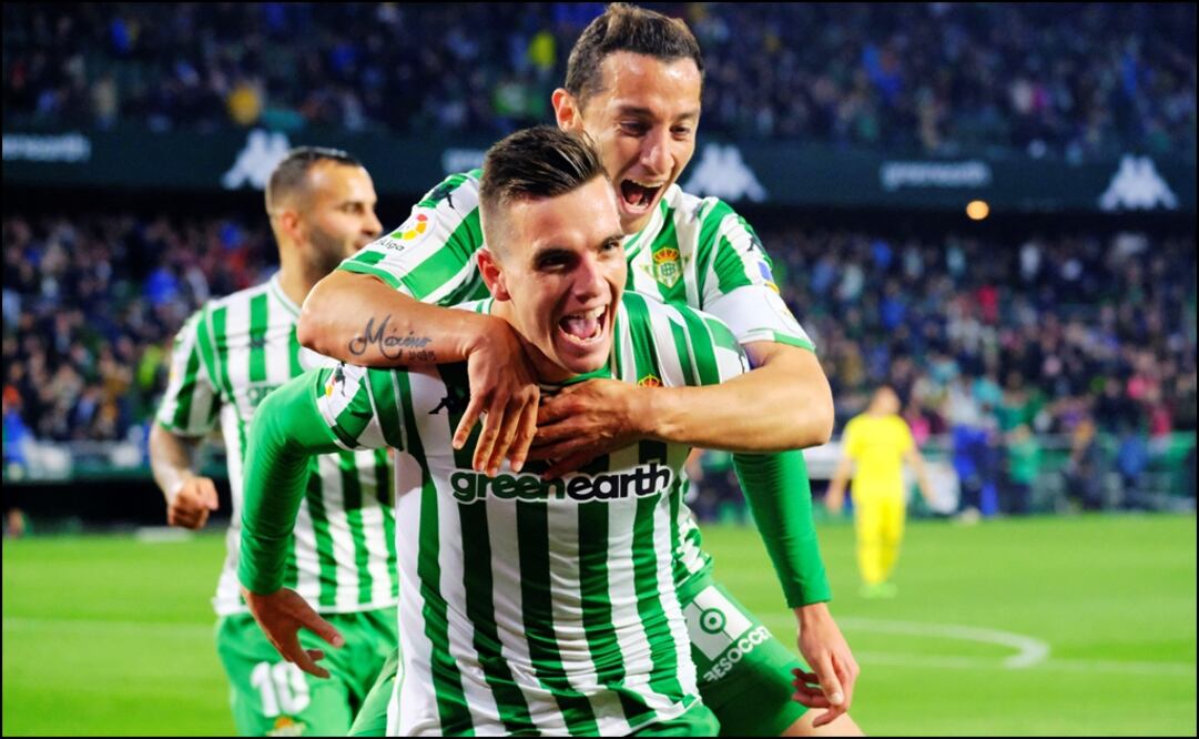 Festejo de Andrés Guardado. Foto: EFE