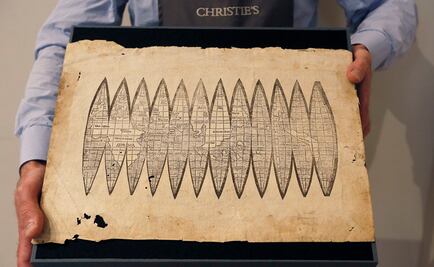 Subastan mapa que usa la palabra “América” por primera vez
