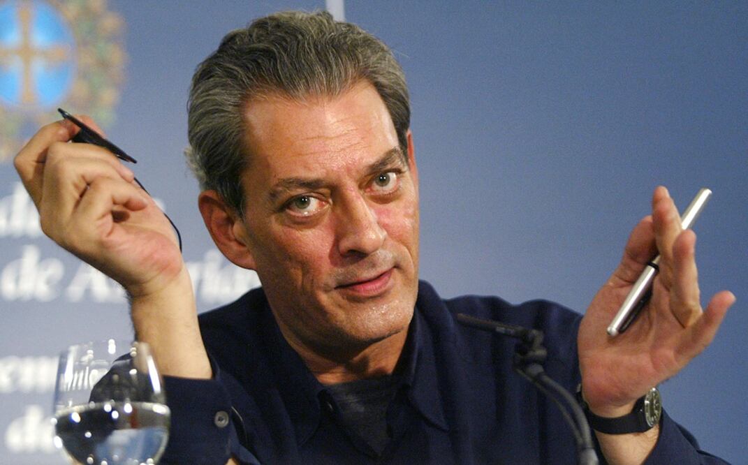El escritor estadounidense Paul Auster murió a los 77 años por cáncer de pulmón.
Foto: AFP / Rafa Rivas, archivo