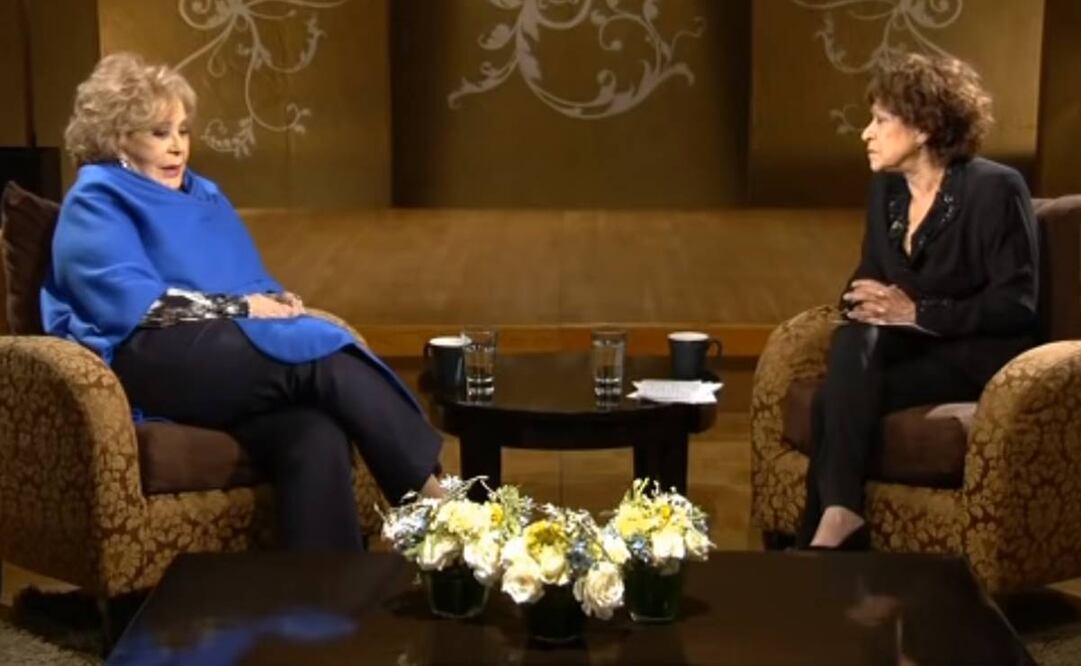 Cristina Pacheco y Silvia Pinal en 2014.