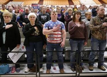 Trump, GOP set sights on 4 states; Clinton, Sanders battle