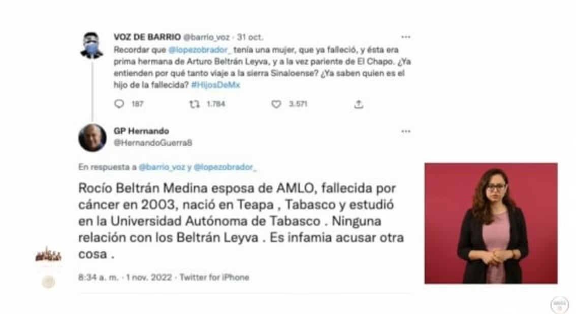 La mañanera de AMLO, 3 de noviembre, minuto a minuto