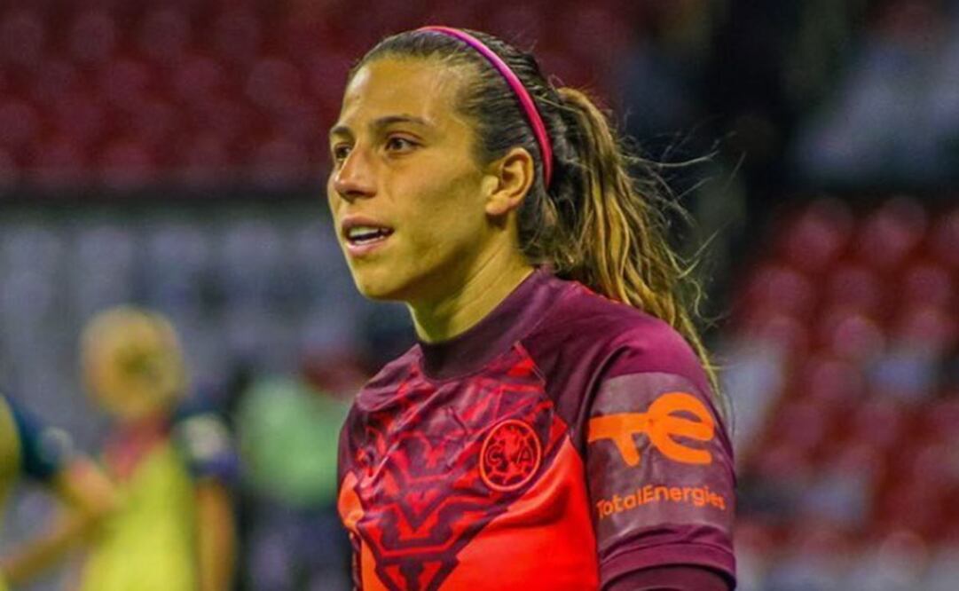 Renata Masciarelli, portera del equipo de futbol del América / Foto tomada de Instagram