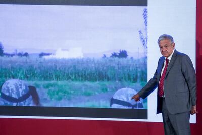 Dos ductos de gas LP están suspendidos por fugas provocadas por grupos criminales: AMLO