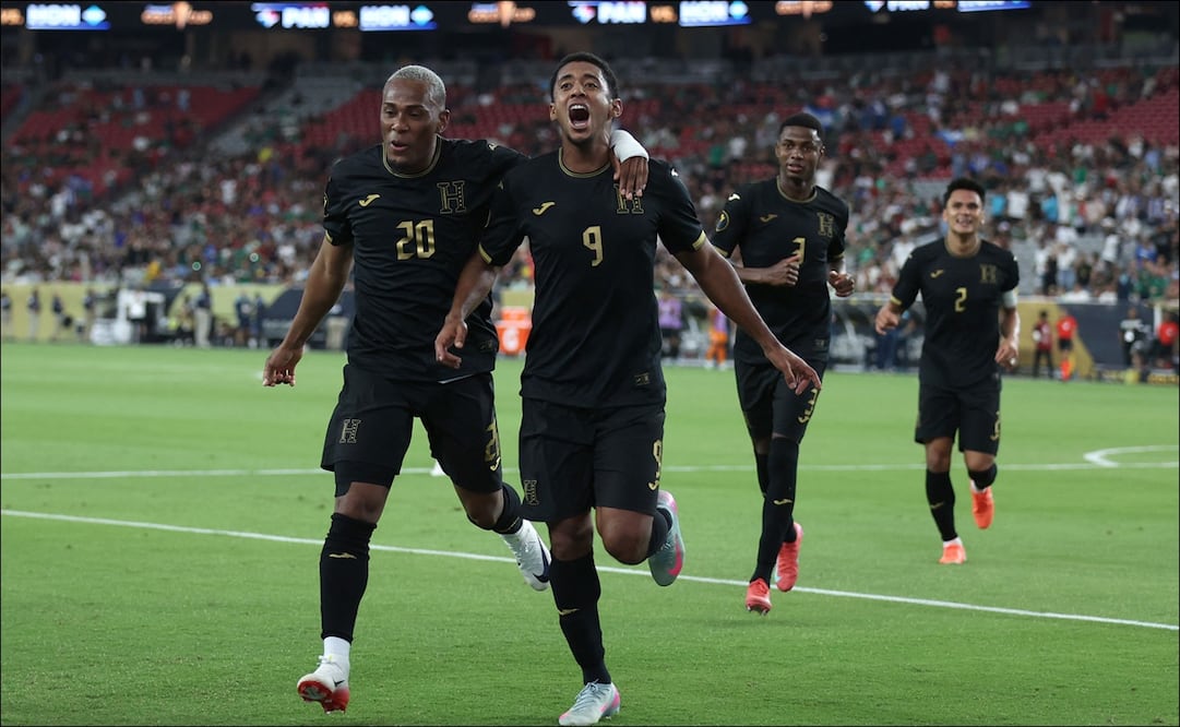 Honduras derrotó a Panamá y clasificó a semifinales de la Copa Oro y espera rival entre México y Arabia Saudita / FOTO: AFP