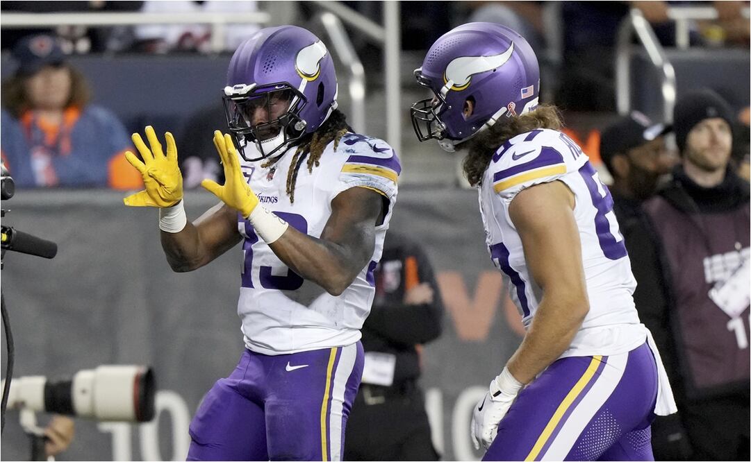 FOTO: AP  - Vikings remontan y vencen a Bears en Soldier Field