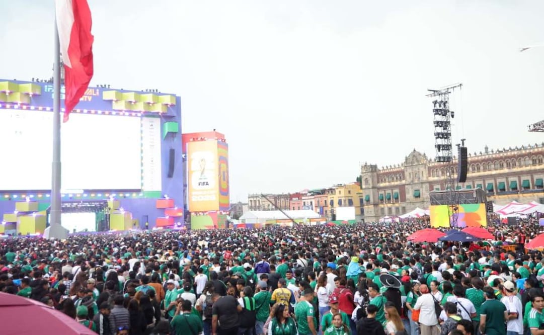 El Gobierno de la Ciudad de México reportó que el Zócalo capitalino está lleno. Foto: Especial
