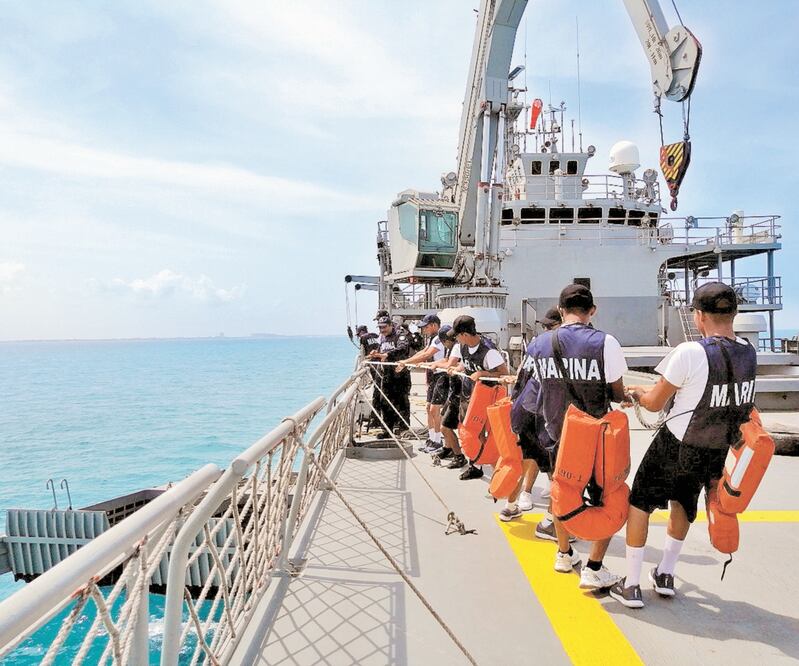 La Secretaría de Marina adquirirá equipo para combatir cualquier contingencia ambiental causada por derrames de hidrocarburo. ARCHIVO EL UNIVERSAL