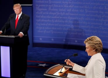 Plumas de EL UNIVERSAL ven ganadora a Clinton en debate final