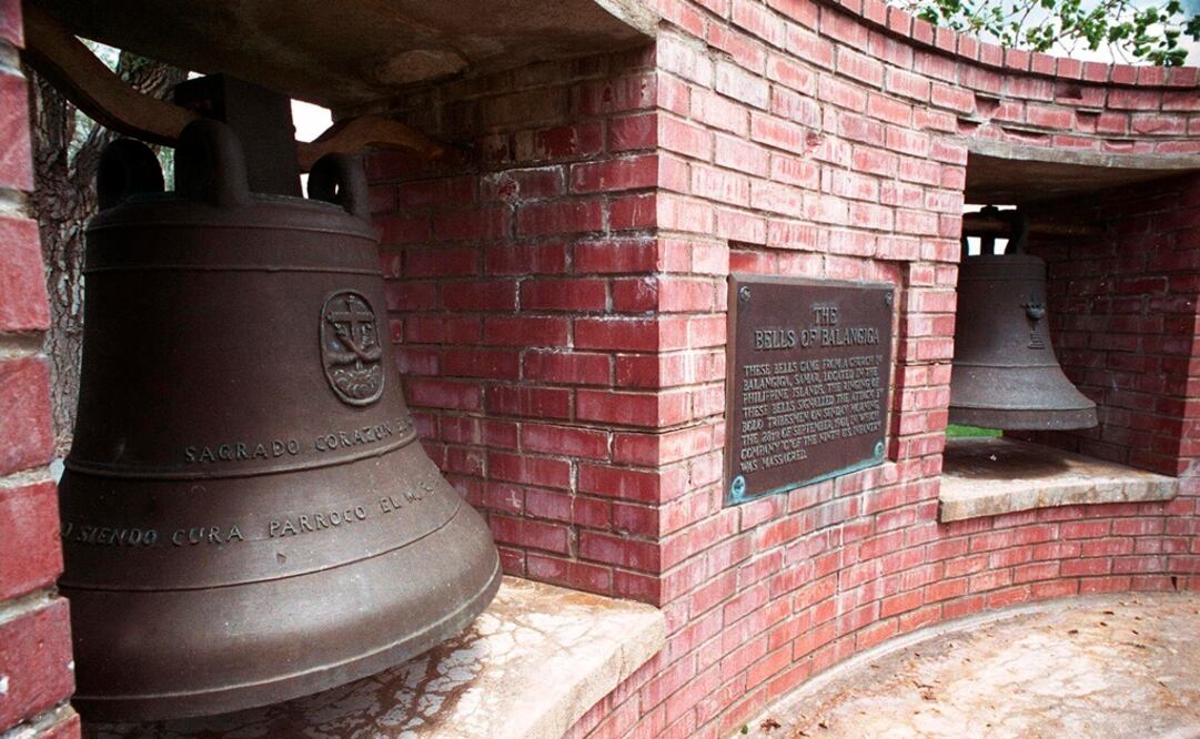Las tres campanas pertenecieron a la iglesia Balangiga. Foto: AP/Neal Ulevich