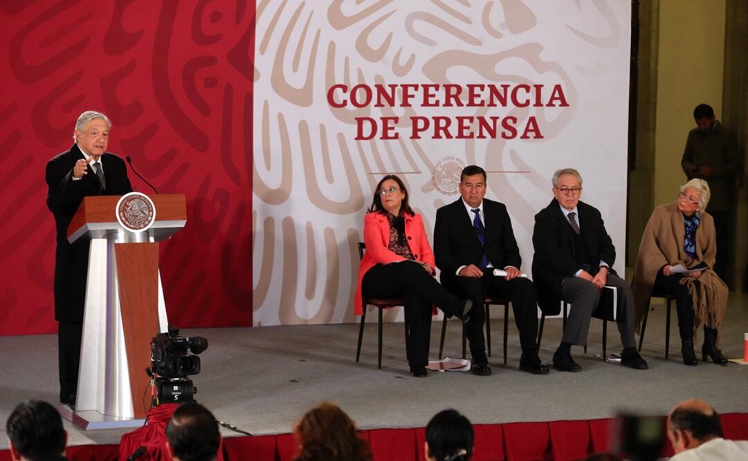 Conferencia matutina del presidente Andrés Manuel López Obrador. Foto: Irving Olivares/EL UNIVERSAL 
