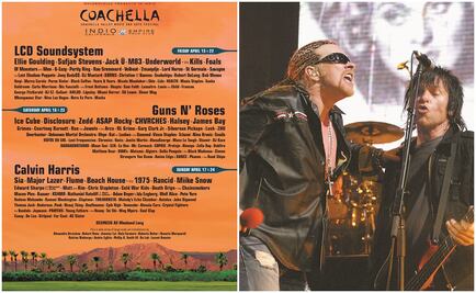 Guns N' Roses y LCD Soundsystem encabezan Coachella 2016