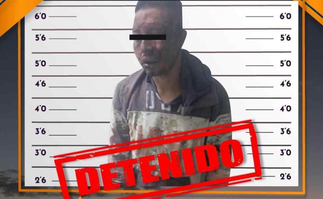 El sujeto fue puesto a disposición del ministerio público de la Fiscalía General de Justicia del Estado de México. Foto: Especial