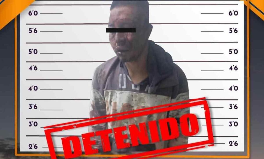 El sujeto fue puesto a disposición del ministerio público de la Fiscalía General de Justicia del Estado de México. Foto: Especial