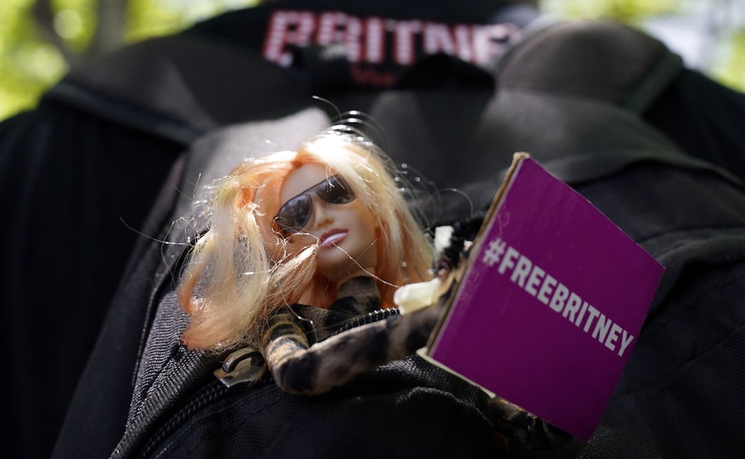 Fans de Britney Spears le demuestran su apoyo. Foto: AP