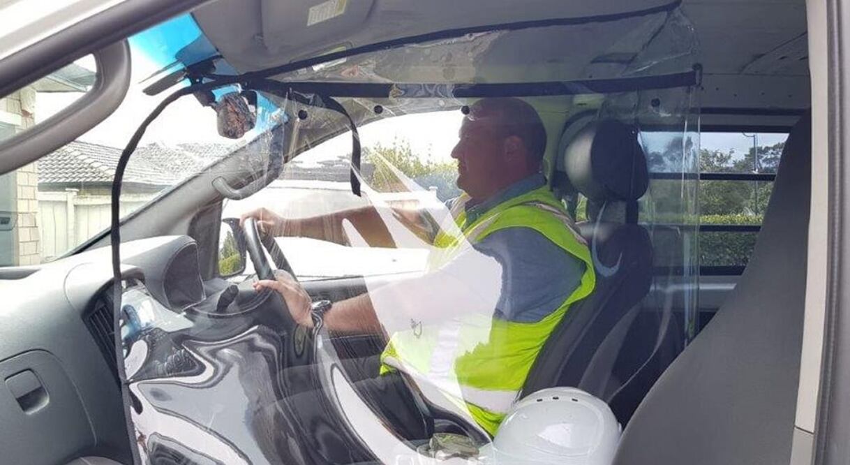 Crean protector contra coronavirus para conductores 
