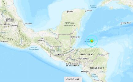 Reportan sismo de 5.7 en costas de Honduras y se percibe en Q. Roo