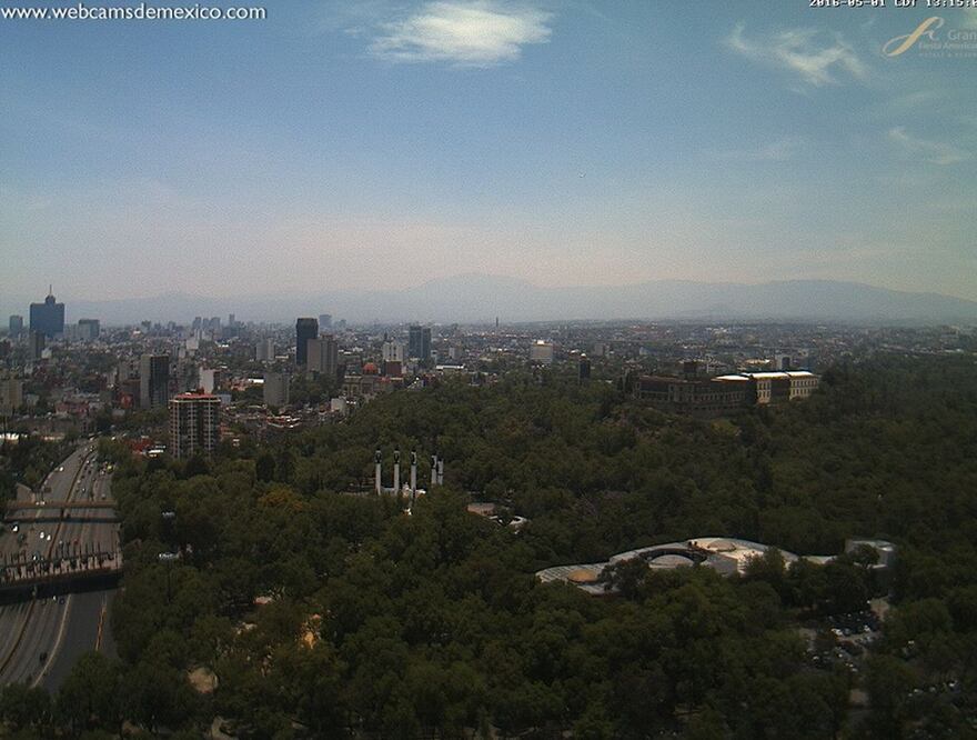 Imagen tomada del Twitter de Webcams de México