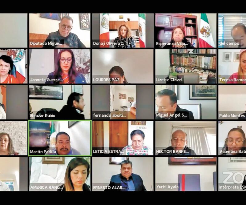 La petición para frenar el nombramiento en la Tesorería desconcertó a los 54 legisladores que estuvieron presentes en la sesión virtual del Congreso capitalino. Foto: ESPECIAL