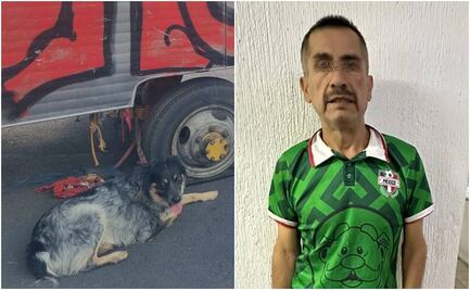 Detienen a sujeto que arrastraba del cuello a perrito con su remolque en Venustiano Carranza