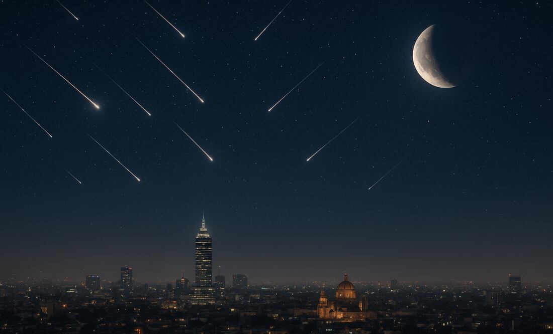 Conoce la hora exacta para ver la Lluvia de meteoros Táuridas este noviembre de 2025. Foto: Creada con IA (ChatGPT)
