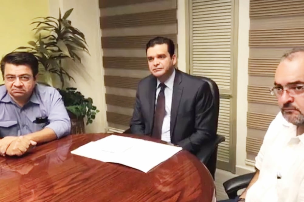 El gobernador electo Antonio Echevarría dijo que con la información recabada puede afirmar que las finanzas públicas han sido saqueadas y el estado está en bancarrota (TOMADA DE VIDEO)