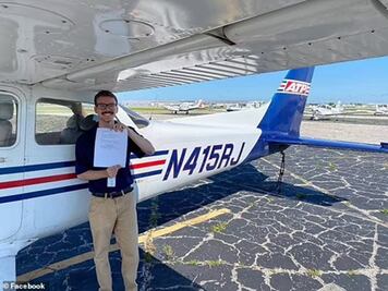 “Estaba comprometido y en la plenitud de su vida”; padre de primer oficial en avión que chocó se quiebra al hablar de su hijo