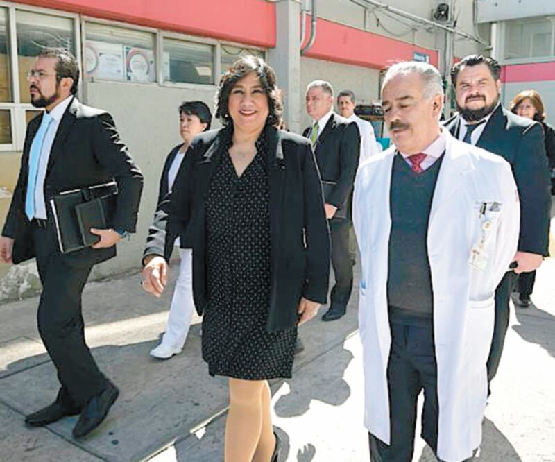 Irma Eréndira Sandoval dijo que se investiga a directores de hospitales por el falso desabasto de medicinas. Foto: ESPECIAL