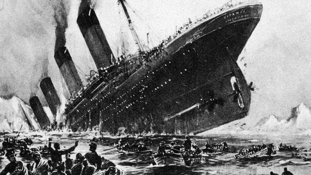 El hundimiento del Titanic es uno de los naufragios más famosos de la historia. Imagen: Getty Images vía BBC