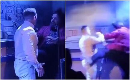VIDEO: Padre golpea a comediante en pleno show por hacer "chistes" sobre la sexualidad de su bebé
