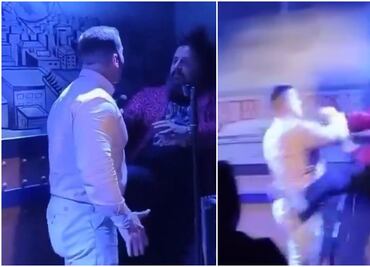 VIDEO: Padre golpea a comediante en pleno show por hacer "chistes" sobre la sexualidad de su bebé