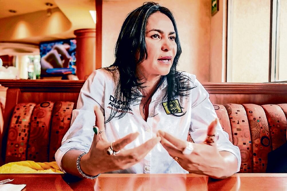 La delegada Anguiano Flores fue acusada en redes sociales de entregar tinacos y condicionar la entrega de apoyos sociales por la próxima jornada electoral (ARCHIVO EL UNIVERSAL)