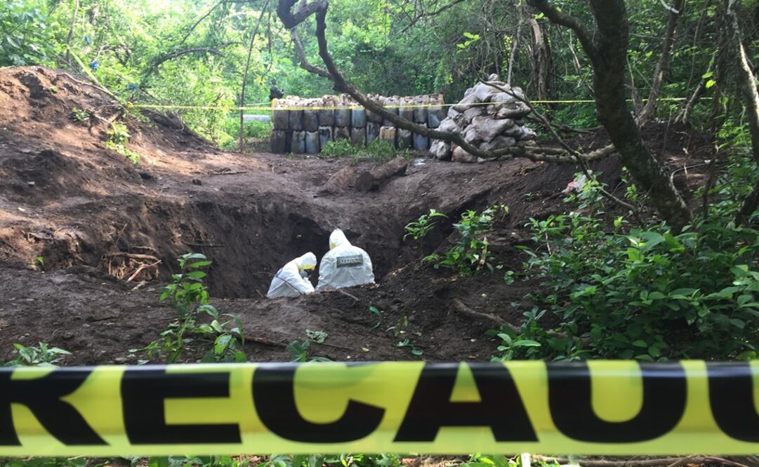 Campamento del Cártel de Sinaloa ubicado a 30 kilómetros de Culiacán. Foto: Especial