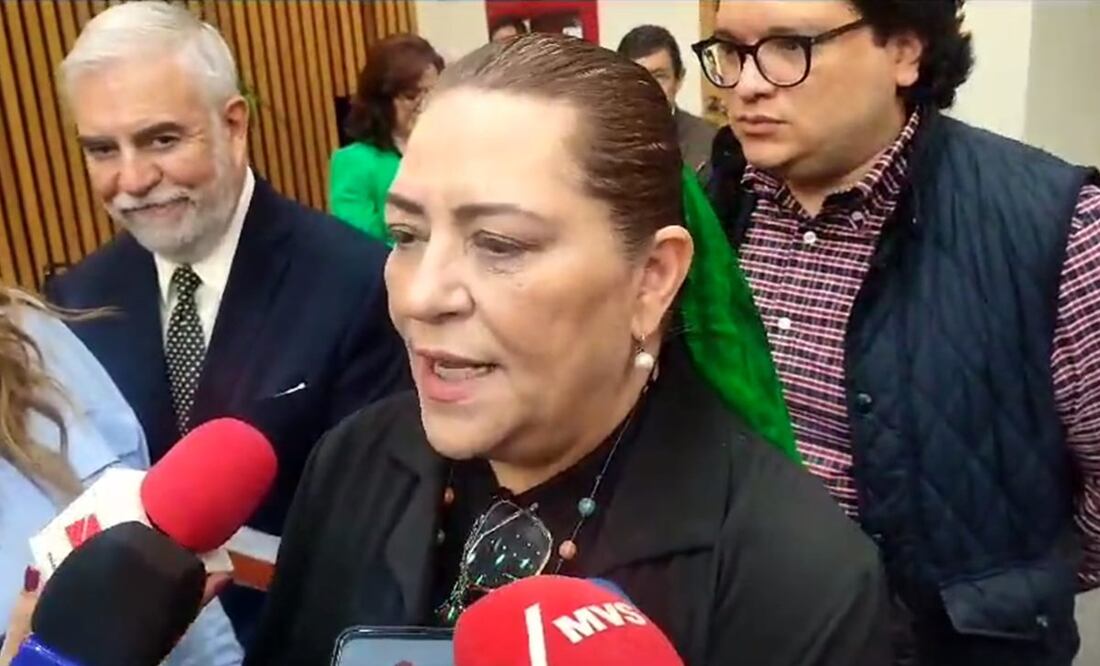 Consejera presidenta del INE, Guadalupe Taddei se pronuncia por presupuesto del organismo. Foto: Captura/Video Otilia Carvajal