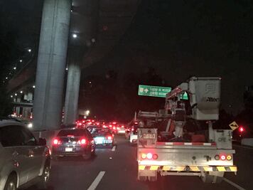 Protesta genera caos en la México-Cuernavaca