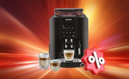 Hot Sale 2025: Cafetera superautomática KRUPS baja casi a mitad de precio en Amazon México