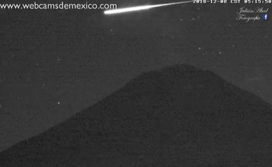 La aplicación de SkyAlert detalló que el hemisferio norte permitirá un mejor panorama de los desechos del meteoro. Video: @webcamsdemexico