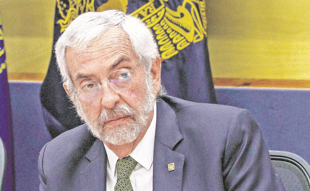 El rector de la UNAM, Enrique Graue Wiechers, señaló que en México 71% de la educación superior es impartida por instituciones públicas, las cuales ayudan a la movilidad social de sus estudiantes. (FOTO: ARCHIVO EL UNIVERSAL)