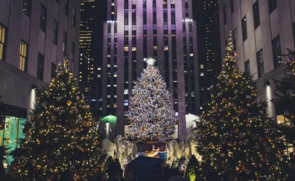 La historia del icónico árbol navideño del Rockefeller Center