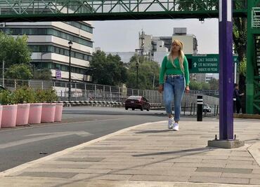 FOTOS: En la calzada de Tlalpan avanza la construcción del Camino de Mujeres Libres y Seguras