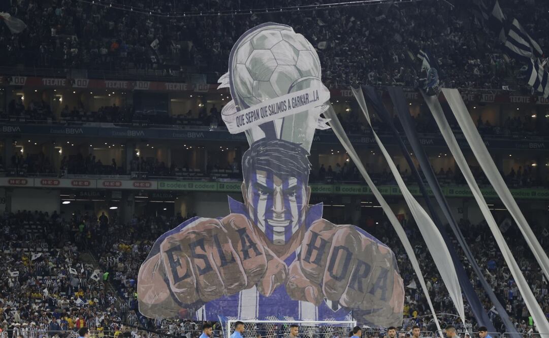 Tifo de Rayados para la final ante América FOTO: CARLOS MEJÍA - EL UNIVERSAL