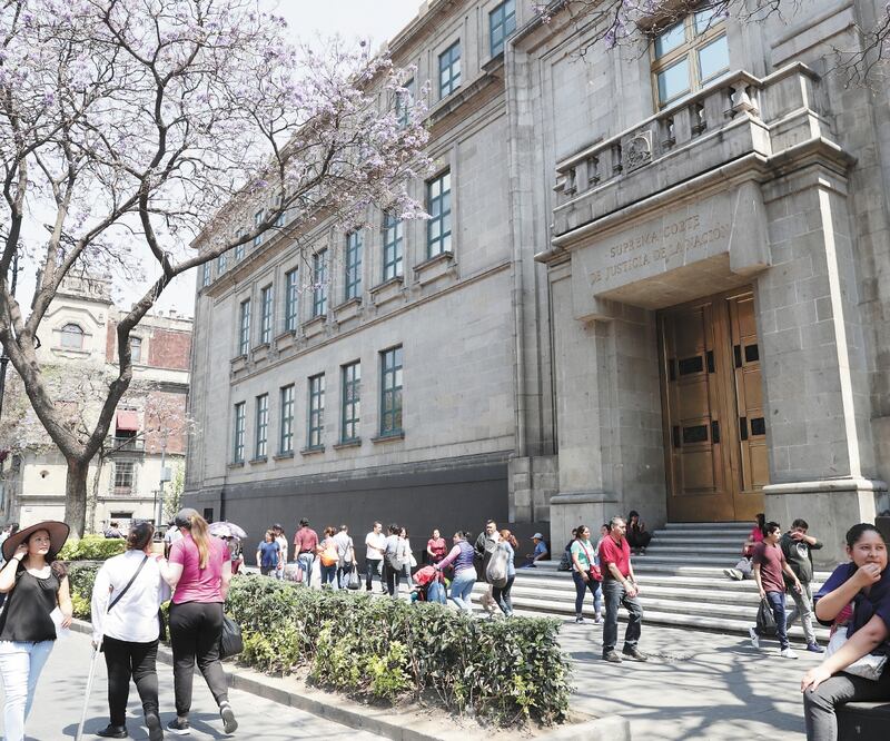 En la Suprema Corte de Justicia de la Nación, la mayoría de los ministros argumentaron que quitar el fuero a jueces podría inhibir el ejercicio de sus funciones. Foto: ARchivo/EL UNIVERSAL