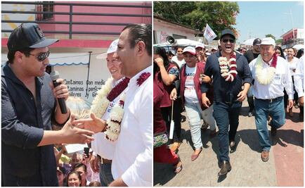 Reaparece Julión Álvarez en mitin de Morena en Chiapas