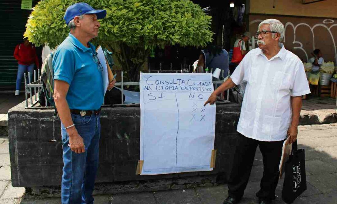 En la consulta pública ganó el no a la Utopía en el Deportivo Xochimilco, con 77%. Foto: Archivo / EL UNIVERSAL