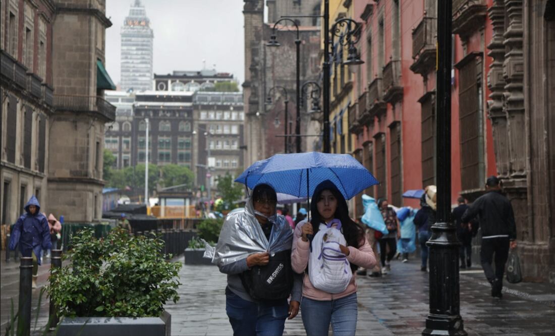 Prevén lluvias en la Ciudad de México. Foto: Carlos Mejía/EL UNIVERSAL