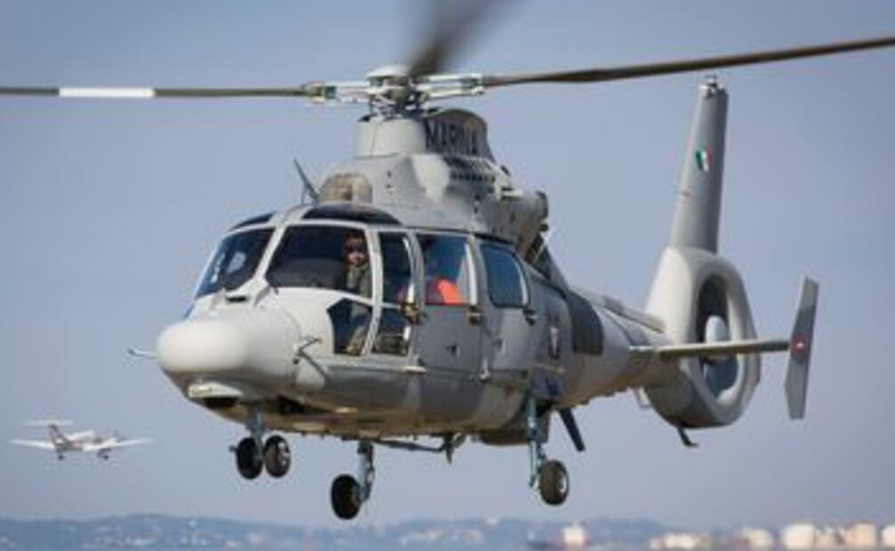 Helicóptero Panther, Marina. Foto: Gobierno de México