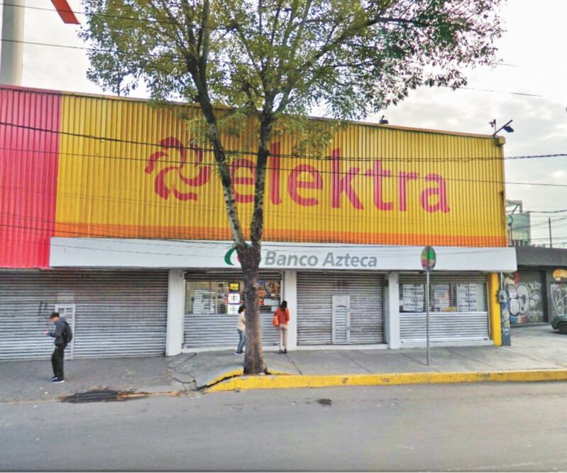 El asalto ocurrió en la tienda Elektra, ubicada en Ermita Iztapalapa 1328, en el cruce de las calles Estrella y Morelos. Foto: CAPTURA DE PANTALLA
