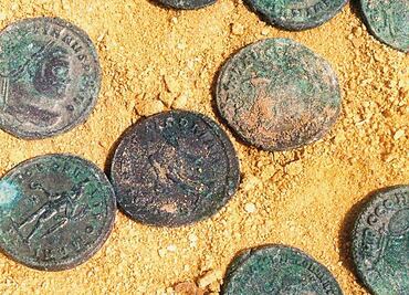 Tesoro de 53 mil monedas revelaría detalles del Imperio Romano