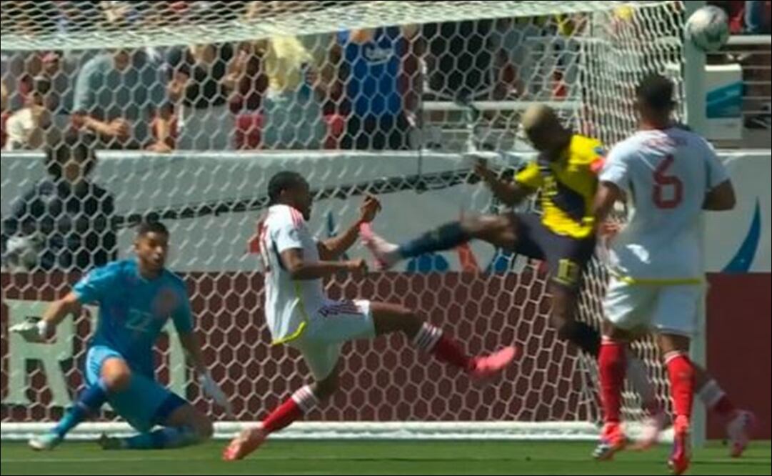 Enner Valencia se convirtió en el primer expulsado de la Copa América 2024 / FOTO: Captura de Pantalla